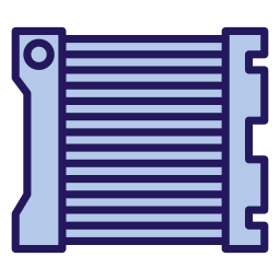 radiateur de voiture Icône