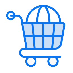 Global shopping icon