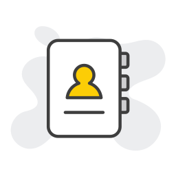 Contact book icon