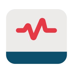 monitor ecg Ícone