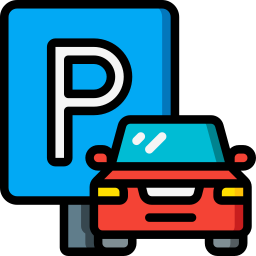 parkowanie samochodu ikona