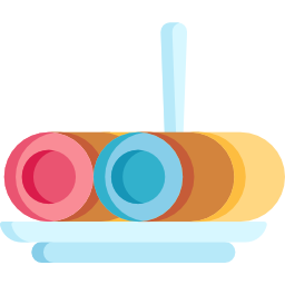 Roll cake icon