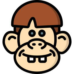 scimmia icona