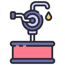 Hand pump icon