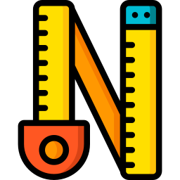 Measuring tape icon