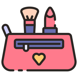 Cosmetic bag icon