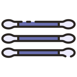 bastoncillo de algodón icono