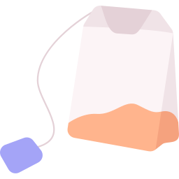 bolsa de té icono