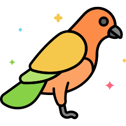 pájaro icono