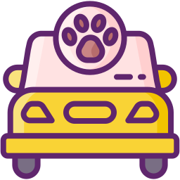 taksówka dla zwierząt ikona