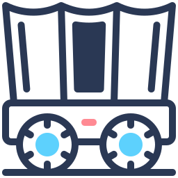 vagón icono