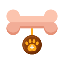 Pet toy icon