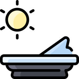 Sun clock icon