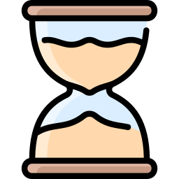 relógio de areia Ícone