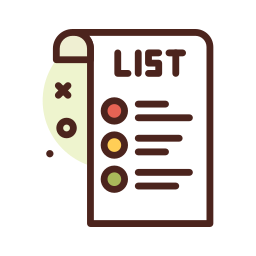 lijst icoon