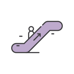 Mechanic stairs icon