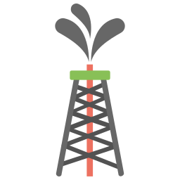 plate-forme pétrolière Icône