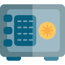 Safe deposit icon