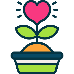 Love plant icon