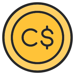 Canadian dollar icon