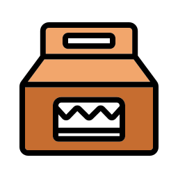 Cake box icon