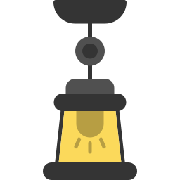 Roof lamp icon