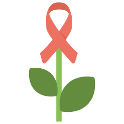 Cancer ribbon icon