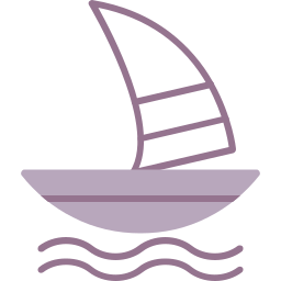 windsurfen icoon