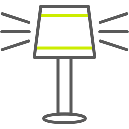 Table lamp icon