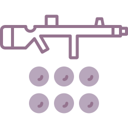 arma de paintball Ícone