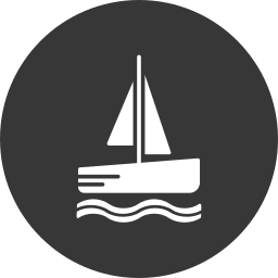 catamarán icono