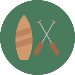 Paddle board icon