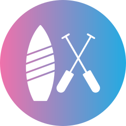 Paddle board icon