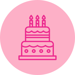 Birthday cake icon