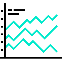 Line chart icon