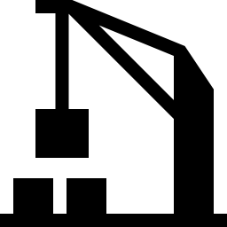 Портовый кран иконка