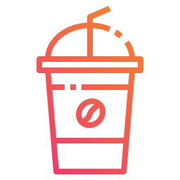 Ice coffee icon