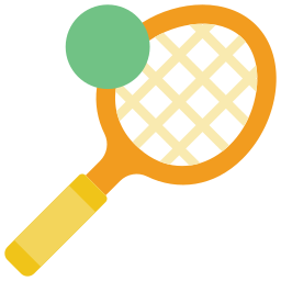 raquette de tennis Icône