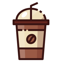 Ice coffee icon