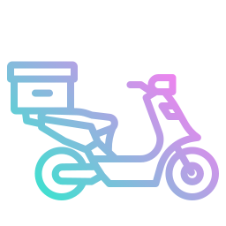 Велосипед для доставки иконка