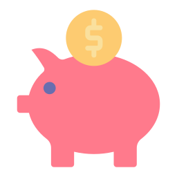 Piggy bank icon