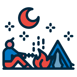 camping zelt icon