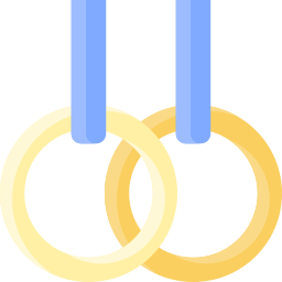 anelli da ginnastica icona