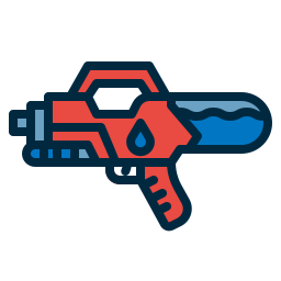 pistola de agua icono