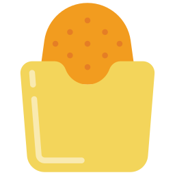 croquetas de patata icono