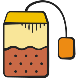 Tea bag icon