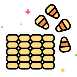 Candy corn icon