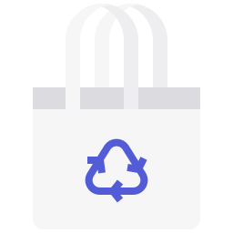 Eco bag icon