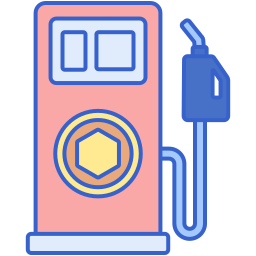 gaz combustible Icône