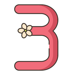 番号 3 icon